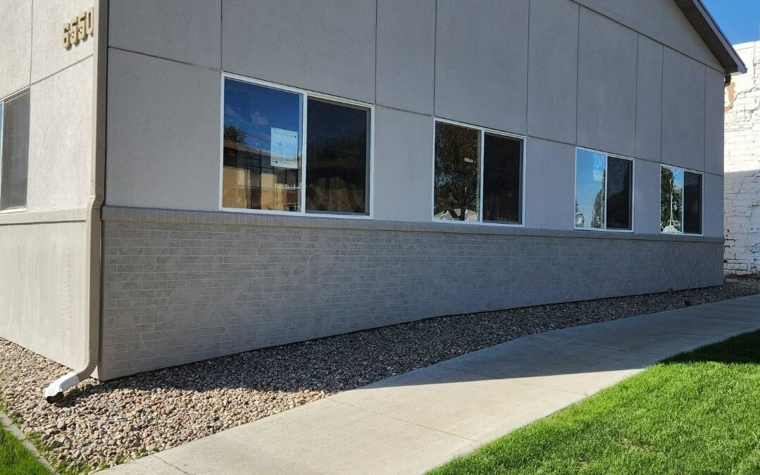 Commercial Building-Lincoln Sto EIFS & Stucco Stencil Brick